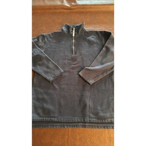 USA Olympic ull Over with Zipper and Pocket Dark Blue Medium